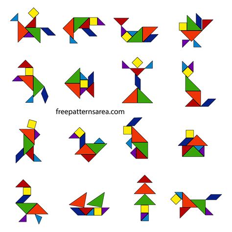 wooden tangram puzzle game|tangram puzzles printable.